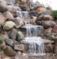 pondless waterfall design ideas water cascade