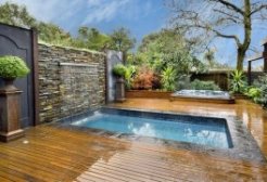 unique small plunge pool design ideas water feature waterfall